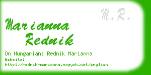 marianna rednik business card